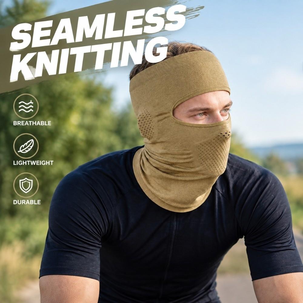 Breathable Cycling Head Cover Open-Top Helmet Liner Stretchy Balaclava Face Mask Outdoor Sports