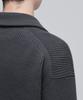 Musinsa Standard Relaxed Ribbed Knit Zip-Up [Gray]
