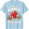 Cutest Apple in The Orchard Cute Apple Picking Season Girl T-Shirt