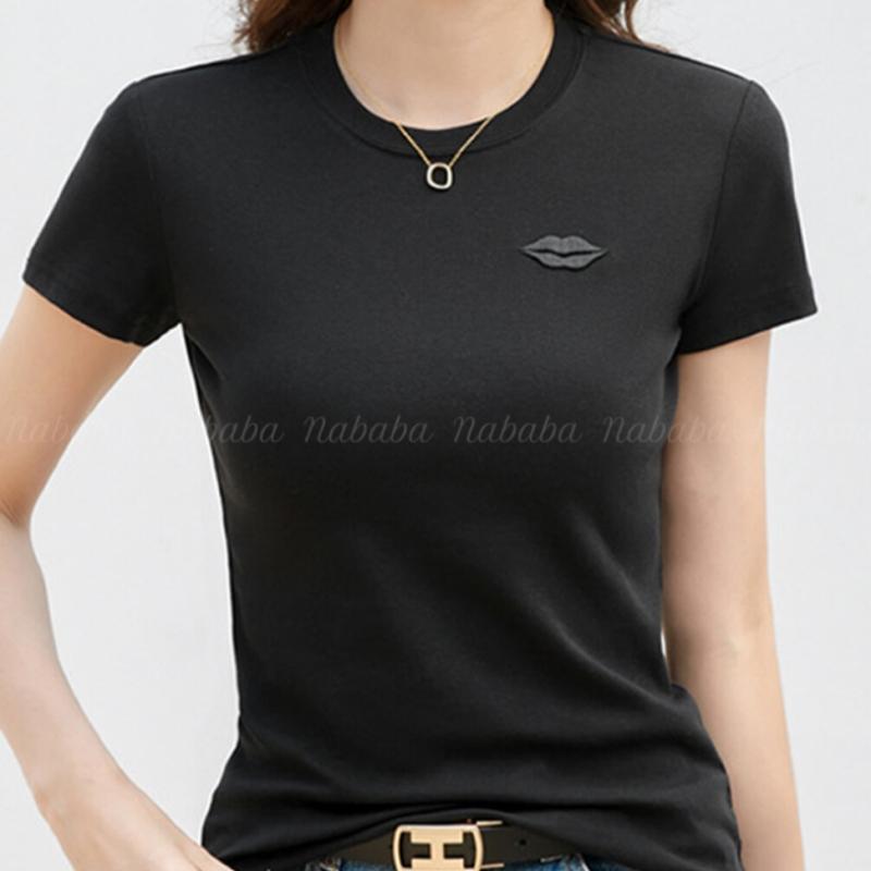 Navava Simple Solid Round Neck T shirT nT1633