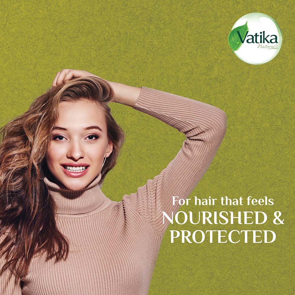 Olive Enriched Hair Oil 200ml. Vatika Naturals Dabur Multivitamin - Natural Nourish and Protect Your Hair