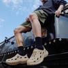 2025 New Summer Men's Super Light Sandals Waterproof Sneakers Slip On EVA Thick Sole Slides Fishing Driving Outdoor Flat Shoes