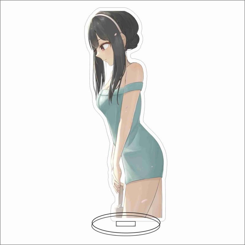 15CM SPY×FAMILY Anime Figure Yor Forger Cosplay Sexy Style Acrylic Stands Model Tabletop Decor Props Standing Sign Fans