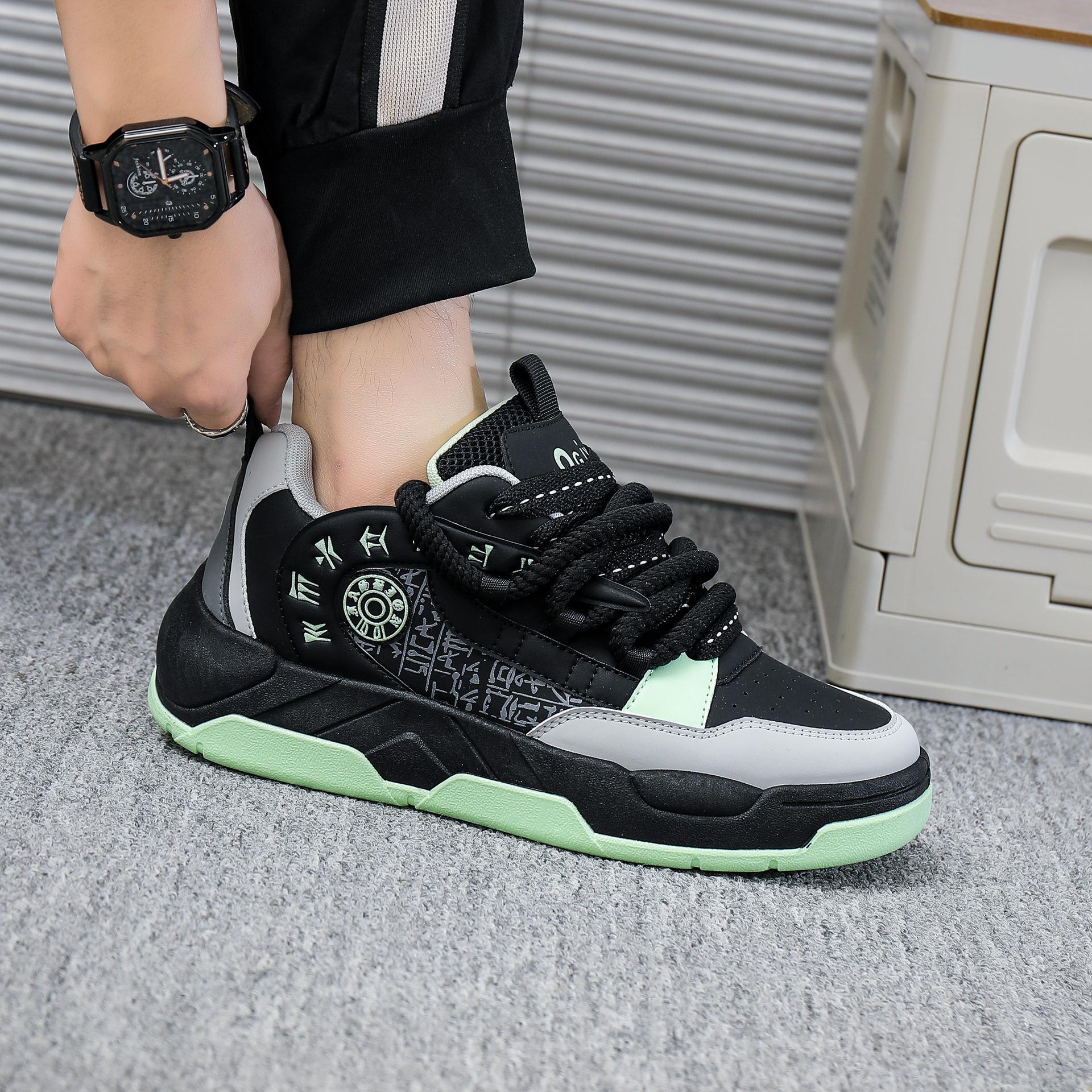 

Мужская обувь, весенние новинки, кроссовки для хлеба, повседневная универсальная спортивная обувь для бега, модные кроссовки для серфинга, подходящие по цвету, туфли для папы на платформе 40