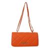 Simple texture and fashion 2025 new winter leisure diamond solid color chain single shoulder crossbody small square bag