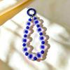 1Pcs Anti-Loss Key Wrist Strap Fashion Dopamine Matte Bead Pendant Adjustable Wristband for Shopping Dating