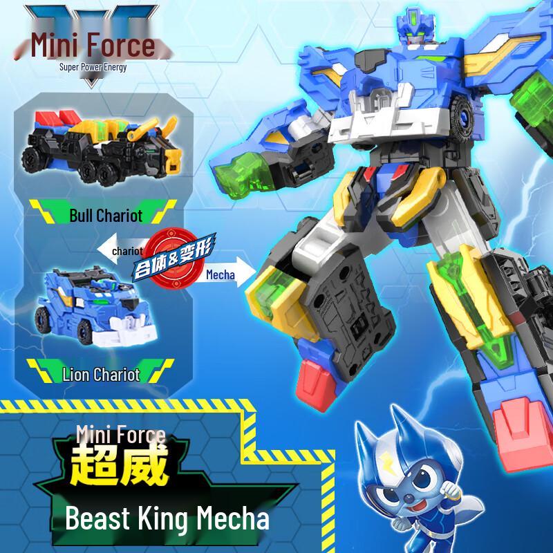 Mini Force X Transforming Robot & Mech Toy Set
