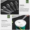 Homeglen Disposable Plastic Tasting Spoons