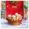 20 Paper Napkins 33 X 33 Cm Christmas Puppies