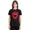 Sesame Street Womens/Ladies Spray Face Elmo Graffiti T-Shirt