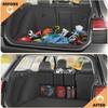 Universal Car Trunk Organizer Large Capacity Oxford Cloth Rear Seat Storage Cargo Rack Removable Seat Back Hanging Organizer