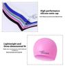Professional PU Silicone Swimming Cap Set for Men Women Comfortable Waterproof Adult Non-Tightening Swim Cap
