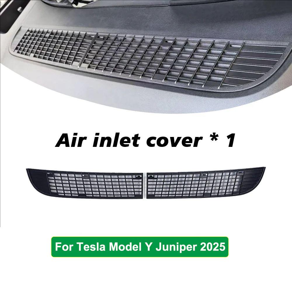 For Tesla Model Y Juniper 2025 2026 Launch Inner Vent Grille Lower Bumper ABS Anti Insect Net Air Inlet Anti Dust Proof Cover