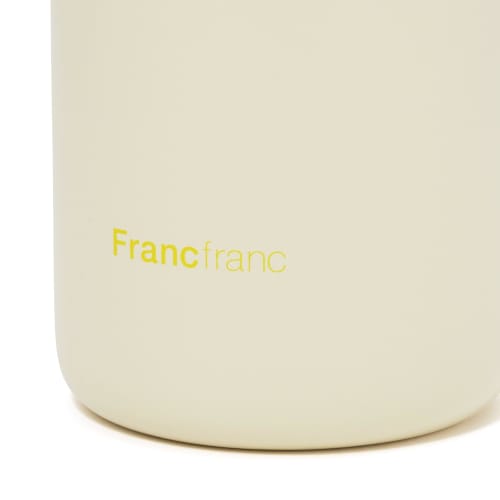 Francfranc Fluffy Stainless Steel Bottle, Yellow, 2025 Model, My Bottle, New Life Gift