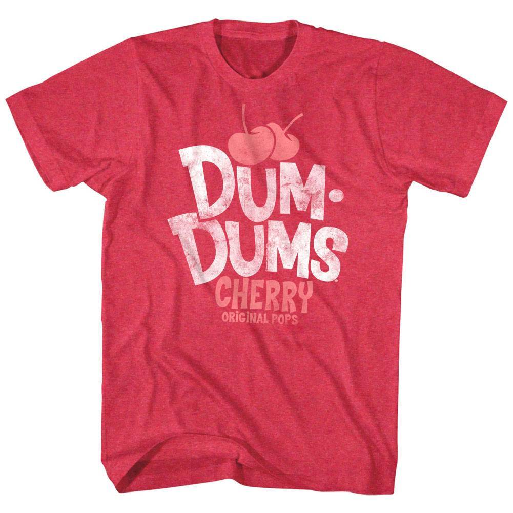 Dum Dums Cherry Original Pops Men T Shirt M