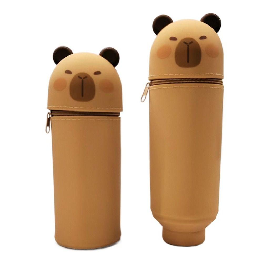 Animal Shape Pencil Case Silicone Stationery Storage Bag High Quality Pen Pouch