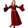 Kids Medieval Renaissance Princess Dress Halloween Costume Cosplay Stage Performance Gown