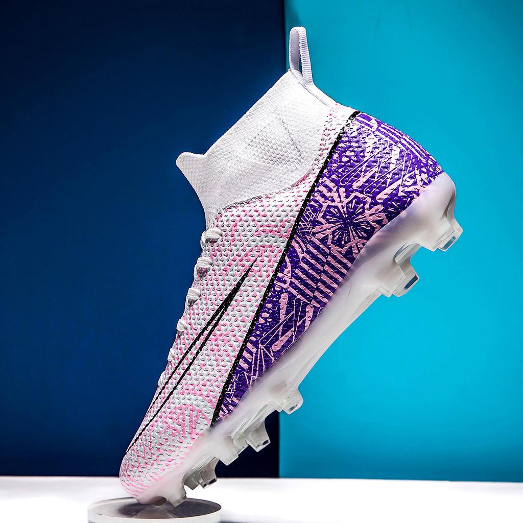 High-top Spikes Sports Children's New Large-size Shoes Training Game Broken Football Shoes Male Primary and Secondary School Students Female Univers