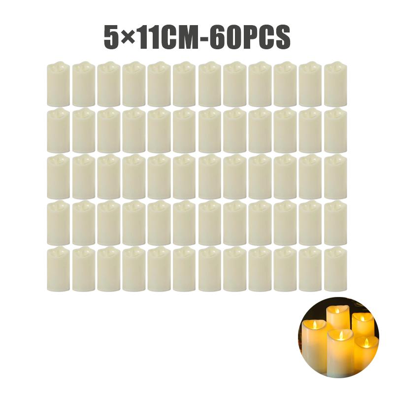 Flameless LED Candle Creative Ing Led Tea Light Warm White Flameless Candle Wedding Season  Decor Candle Light