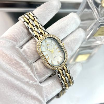 Luxury Men's Watch Business Precision Oval Diamond Inlaid Bracelet Wristwatch Female Fashion Quartz Clock Watches