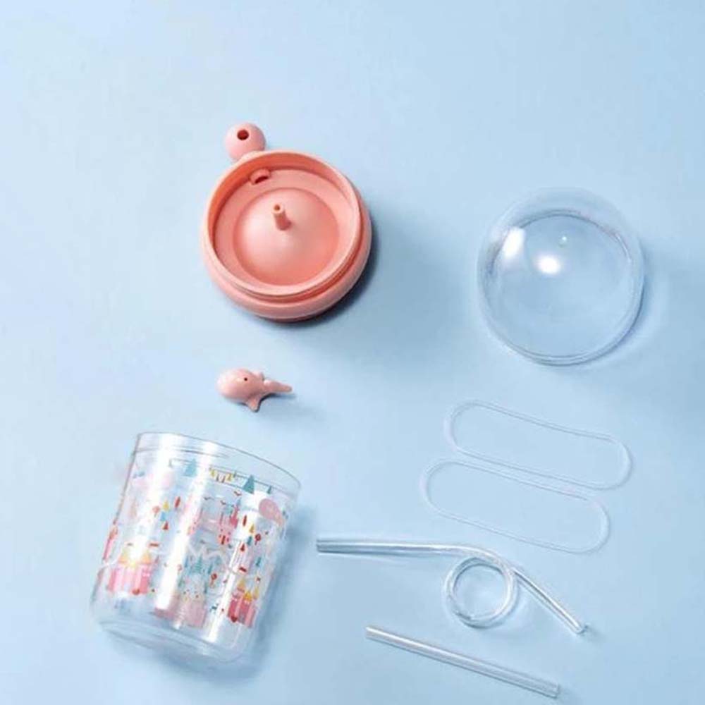Girls Boys Cartoon For Kids Funny Whale Drinking Cup Plastic Feeding Bottles Children Water Cups