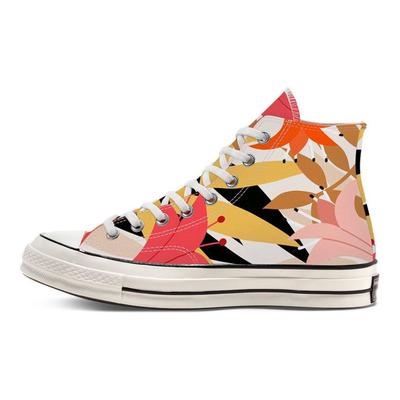 Chuck Taylor All Star 70 70 Hi Comfortable Casual High Top Espadrilles Women's White Pink Orange