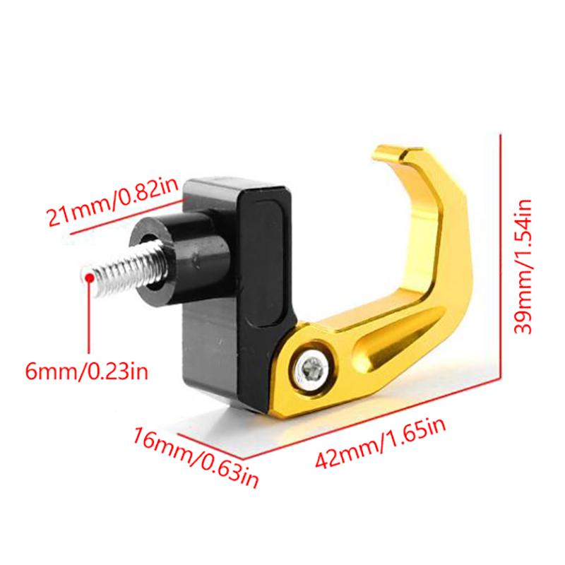 Aluminum Alloy Foldable Hook For Handlebar Hook Helmet Holder Luggage Storage Motorcycle Modified Accessories