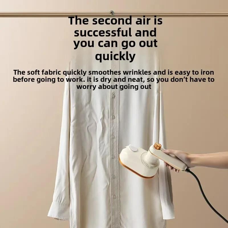Przenośne żelazko parowe Ręczna maszyna do prasowania Domowe żelazko do ubrań Prasowanie na płasko i w pionie 2 w 1 Mini obrotowe żelazko elektryczne