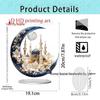 Cross-Border New Moon Lighthouse 2D Acrylic Ornament - Home and Festival Decoration.