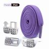 Diamond Lock Shoelaces Without Ties Elastic Laces Sneakers Outdoor No Tie Shoe Laces Kids Adult Wide Shoelace Shoe Accessories