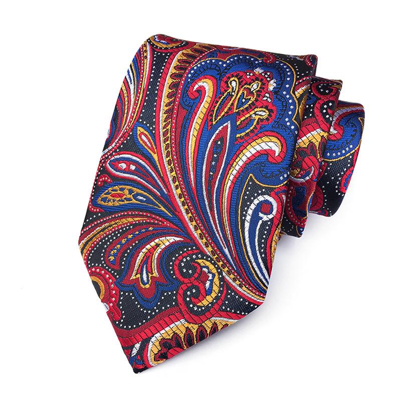 Paisley Polyester Jacquard Men'S Tie