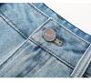 Women's High-Waist A-Line Wide Leg Embroidered Denim Shorts - Summer 2025 Collection