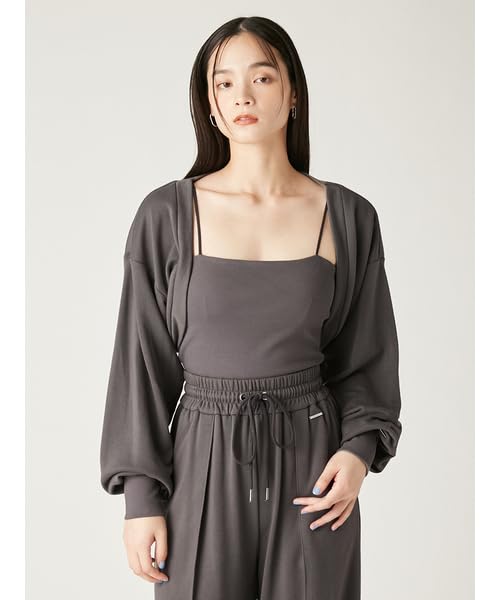 FRAY Cami Set Sweat Bolero FWCT251143 CGRY I.D. Women's Cup-in