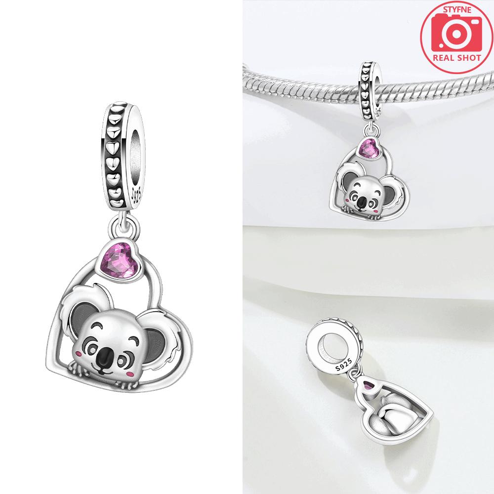 Original Penguin Pendant Flying Dragon Ghostly Dinosaur Charm Copper Beads Fit Bracelet Jewelry Diy Women Accessory Gift