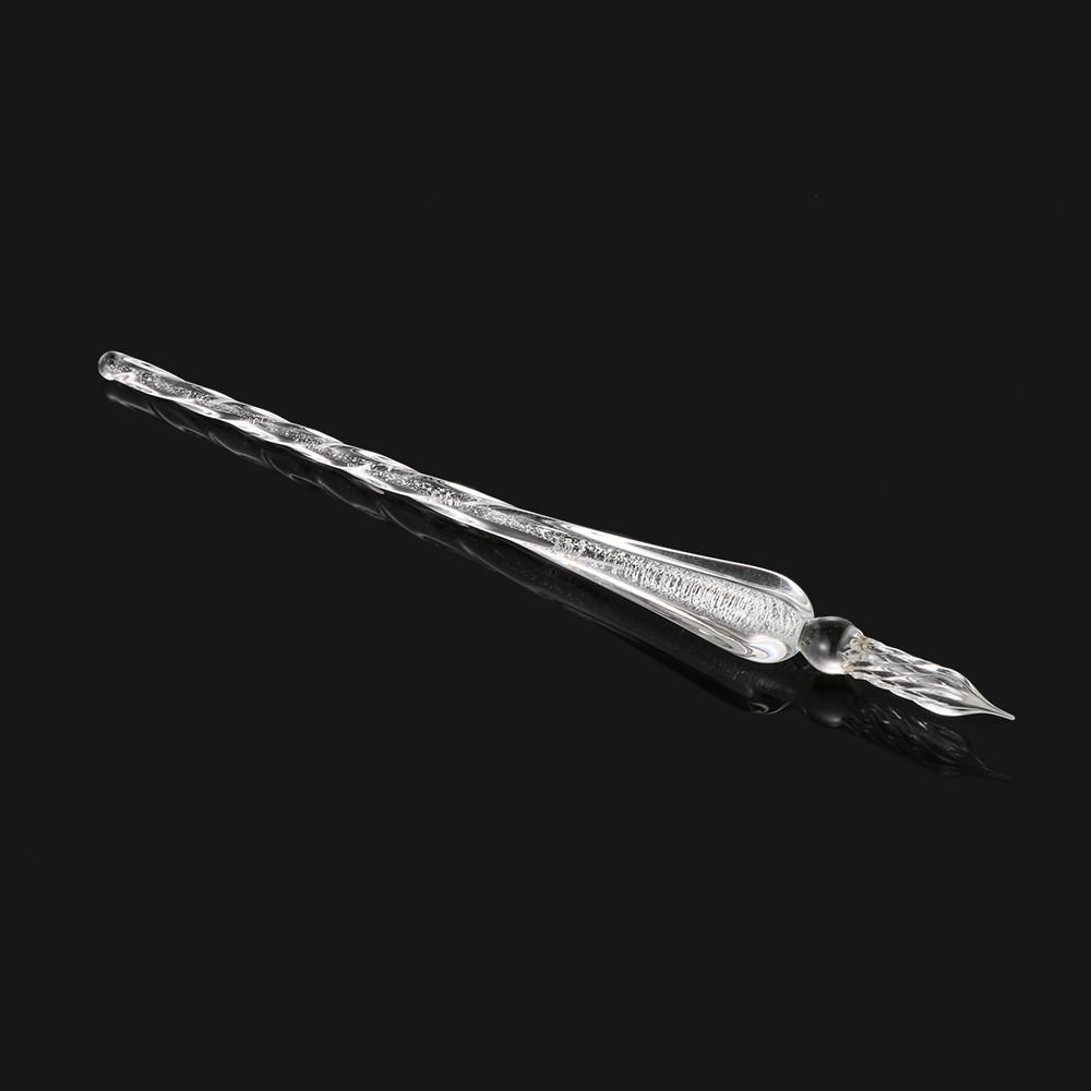 Pen Handmade Vintage Crystal Pen 0.7mm Fountain Pens Dipping Pen Signature Pen Glass Dip Pen