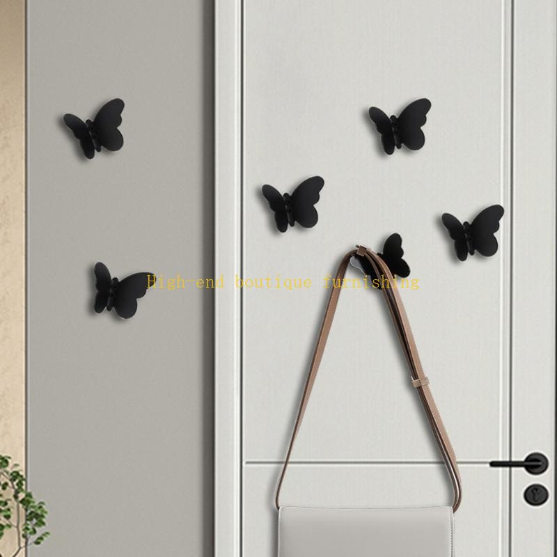  Stylish Butterfly Designs Hooks Decorative Stainless Steel Hanger Butterfly Hooks Suitable For Any Room