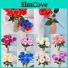 50cm Long Stem Artificial Roses Elegant Fake Silk Flowers For Wedding Home Decor