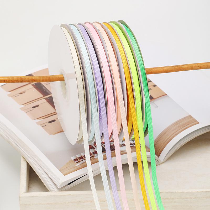 1cm High-Density Ribbed Ribbon for Bows, Gifts, Hair Accessories, and Wedding Décor