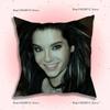 Singer B-Bill K-Kaulitz Anime Pillow Case Anti-dustmite Pillowcase Invisible zipper silky short plush Sofa cushion cover