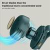 Mini Portable Silent Bladeless Fan Small Clip On Shirt Waist Adjustable Suitable For Shirts And Waist, Portable Small Bladeless Fan 3-speed