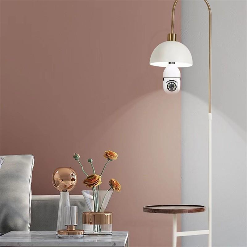 E27 Bulb Camera Wireless IP Camera Outdoor Street WIFI PTZ Speed Dome Camera 1080P HD AI Auto Tracking CCTV Surveillance