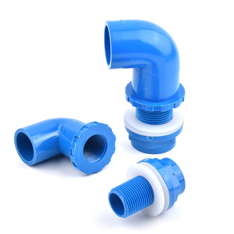 I.D20~50mm PVC 90° Bogen Ablaufverbinder Aquarium Fischbecken Überlaufverbinder Wassereinlass Auslass Zuleitung DIY Ablaufverschraubungen