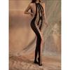 Offener Schritt Lingerie Damen Transparenter Body BodyStrümpfe Für Träger Neckholder Rückenfrei Teddies Erotische Nachtwäsche