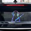 Dog Wiper Sticker for Cars, Waterproof Vinyl Cute Dog Waving Tail Rear Window Windshield Sticker Decal, Funny Lovely Animal Rear Wiper Decoration