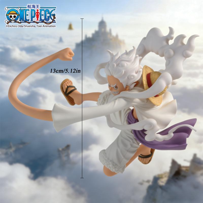 1pc Officially One Piece Luffy Gear 5 - Sun God Nika Figure, Awakened Ultimate Form Display Model, Anime Collectible Gift.