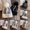 Knit Hat For Women With Vintage Houndstooth Pattern And Warmth For Autumn Winter Fashion
