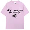 Heated Rivalry Funny Meme Graphic T Shirts Im Coming The Cottage Hollanov Unisex Women Humor Fashion Tshirt Oversized Cotton Tees