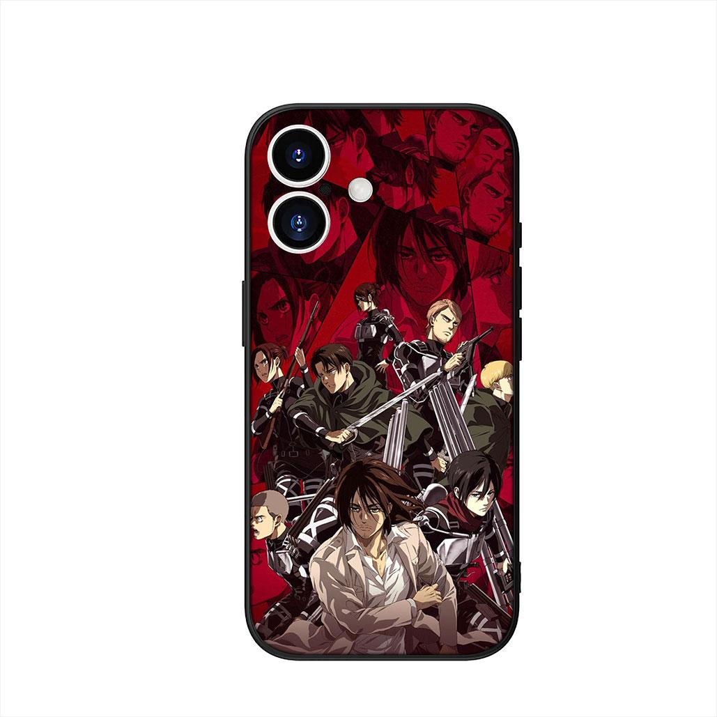 

levi Атаки на Титана Эрен Чехол для Samsung Galaxy A55 A54 A25 A36 A17 A26 A35 A33 A34 A14 A37 S8 S9 S20 S21 FE S10 Plus Galaxy A17