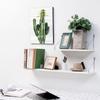 Wood Floating Shelf 30/40/50cm Wall Bookshelf Versatile Wall Storage Rack  Bathroom Room