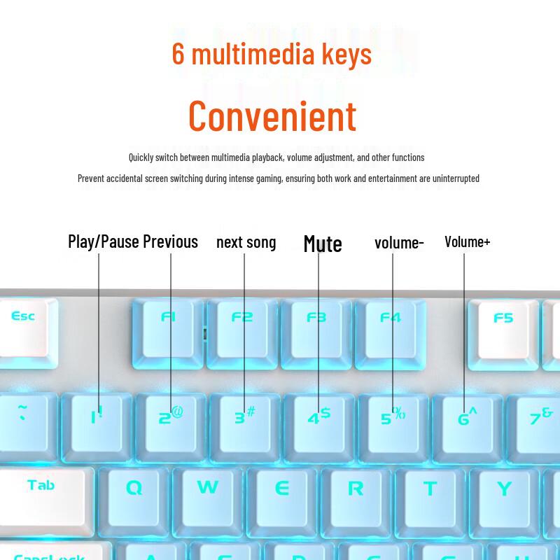 DAREU EK815 Wired Mechanical Keyboard